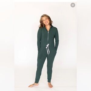 Harris Hoodie Romper in Okanagan Pine Smash+Tess Size S